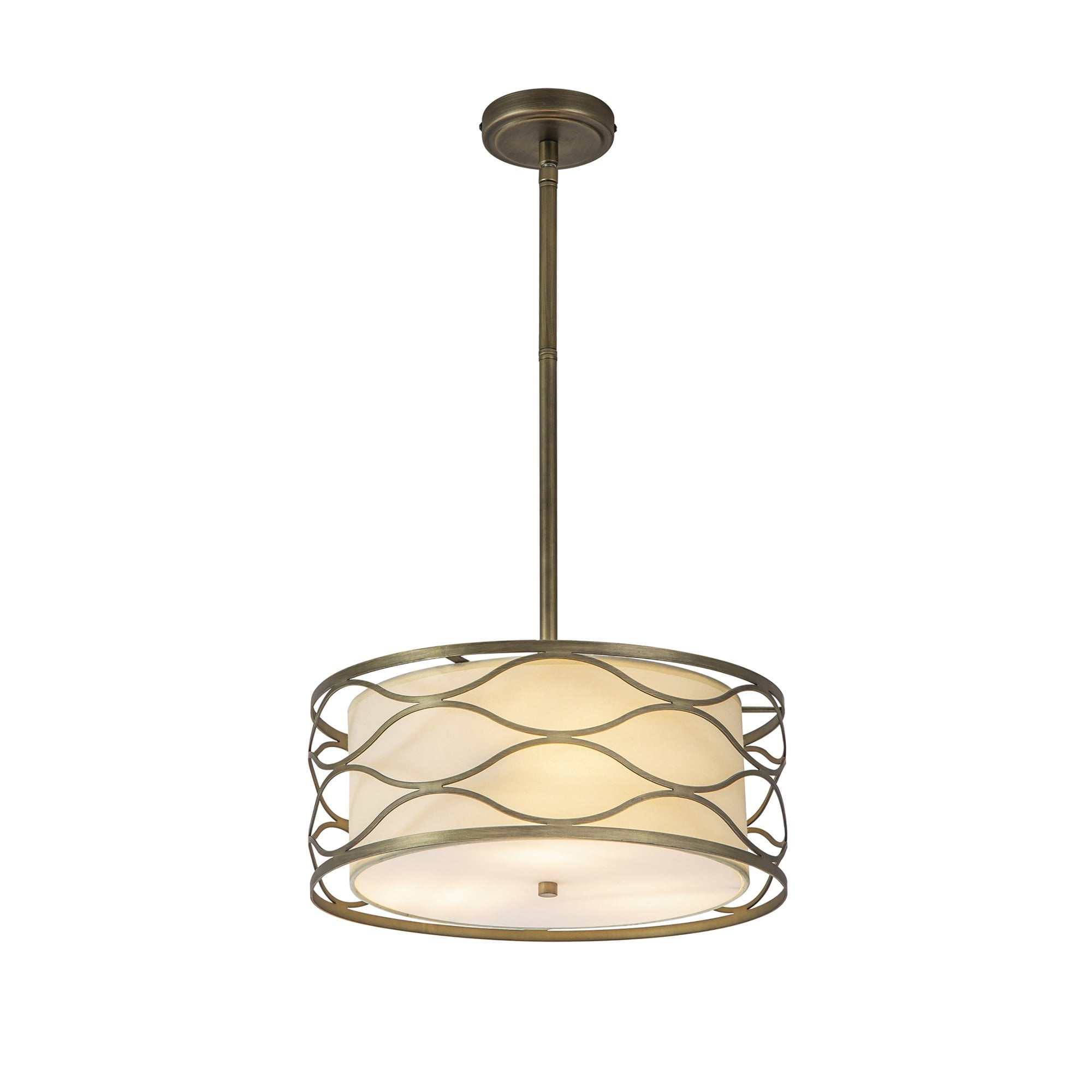 NL83669 Ebans 5 Light Pendant/Ceiling Light Aged Gold