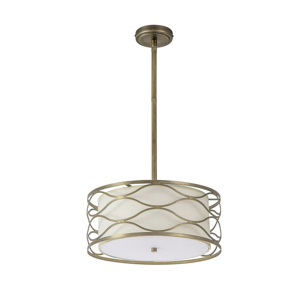 NL83669 Ebans 5 Light Pendant/Ceiling Light Aged Gold