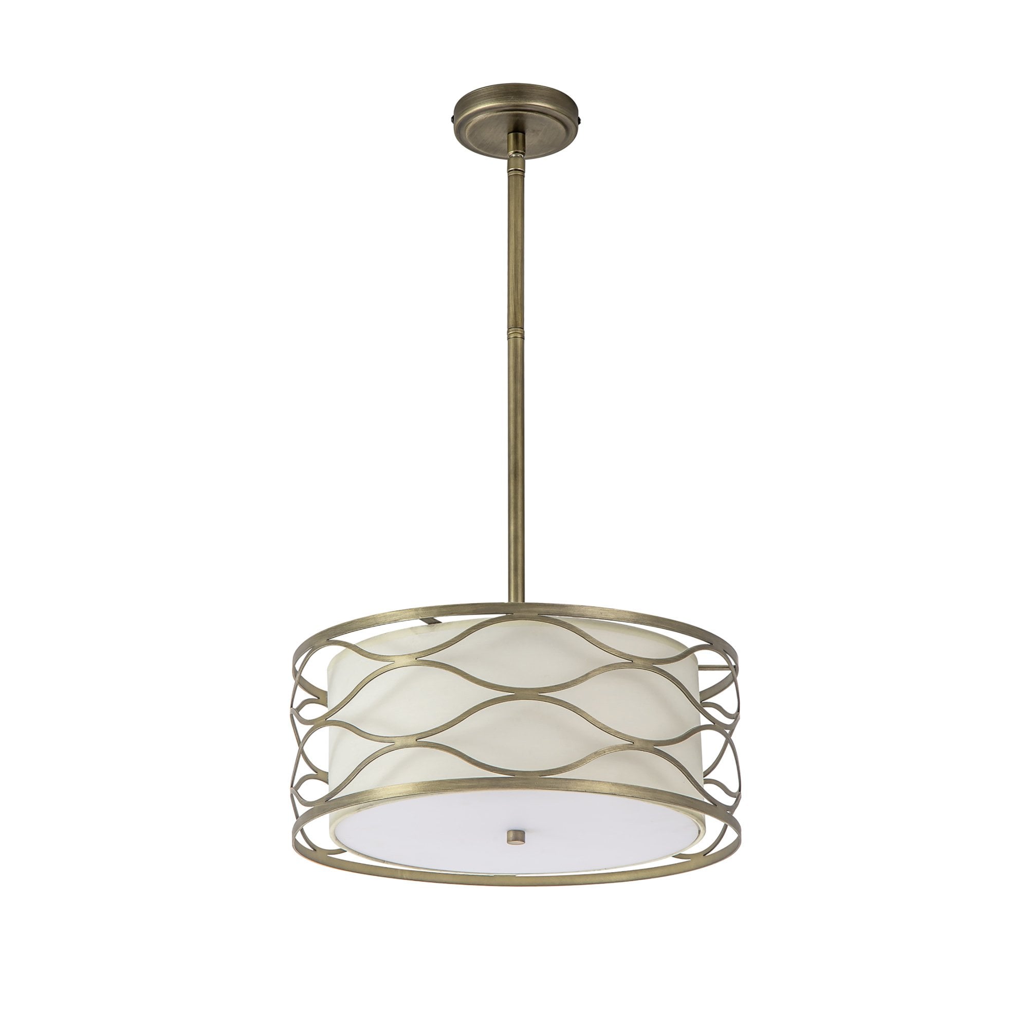 NL83669 Ebans 5 Light Pendant/Ceiling Light Aged Gold