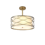NL83669 Ebans 5 Light Pendant/Ceiling Light Aged Gold