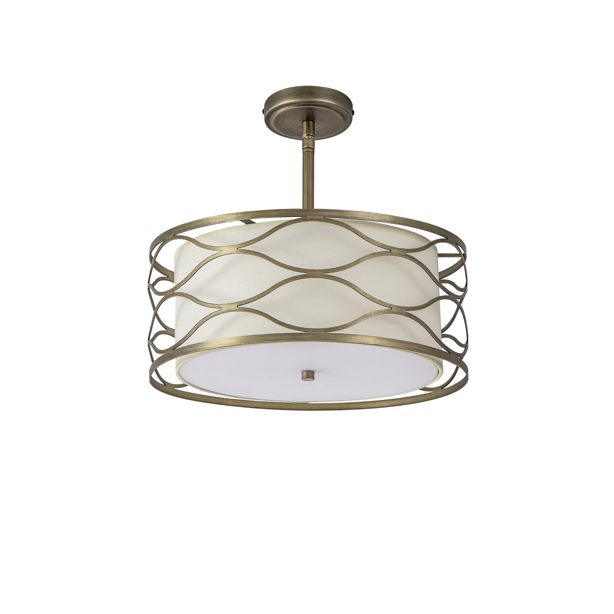 NL83669 Ebans 5 Light Pendant/Ceiling Light Aged Gold