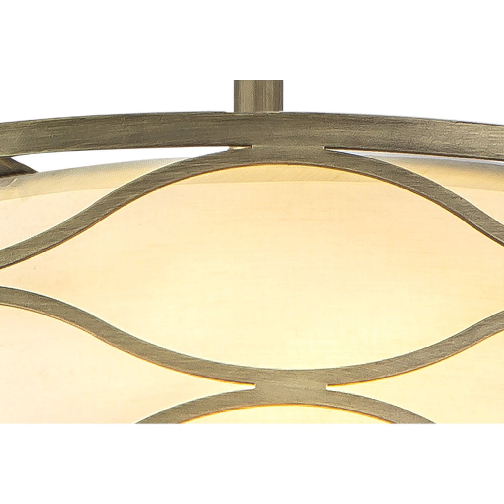 NL83669 Ebans 5 Light Pendant/Ceiling Light Aged Gold