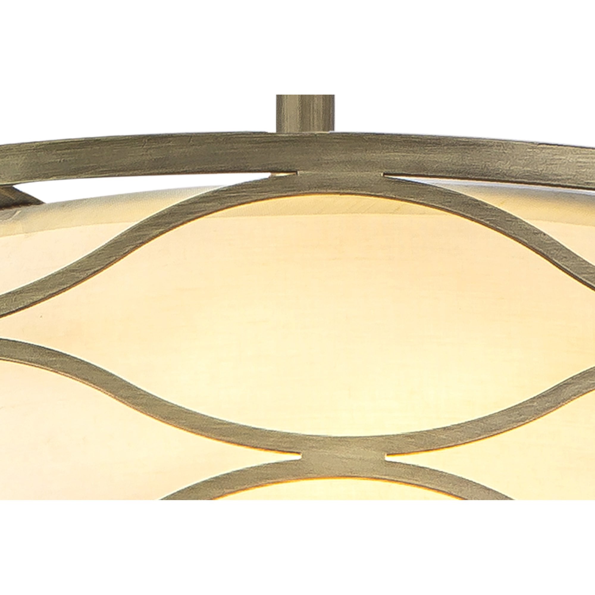 NL83669 Ebans 5 Light Pendant/Ceiling Light Aged Gold