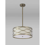 NL83669 Ebans 5 Light Pendant/Ceiling Light Aged Gold