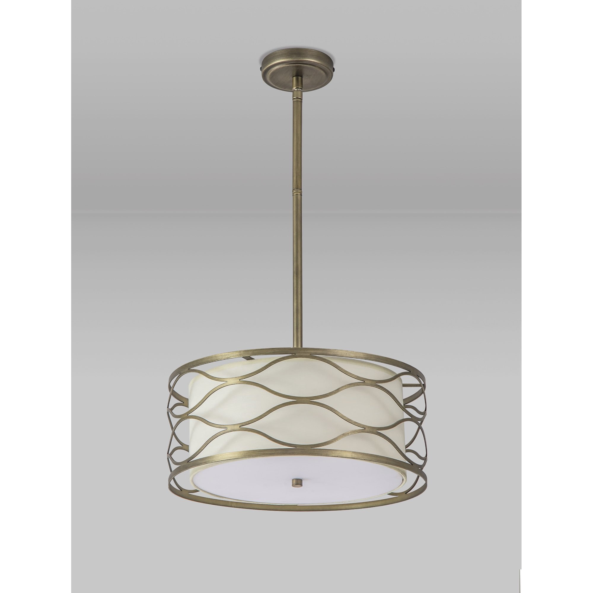 NL83669 Ebans 5 Light Pendant/Ceiling Light Aged Gold