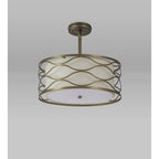 NL83669 Ebans 5 Light Pendant/Ceiling Light Aged Gold