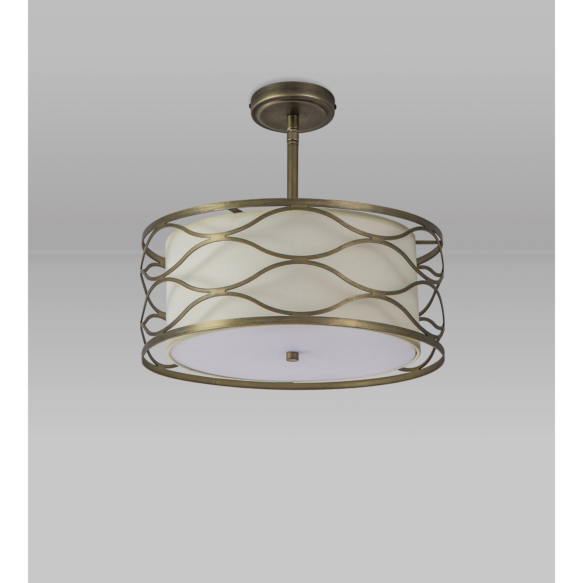 NL83669 Ebans 5 Light Pendant/Ceiling Light Aged Gold