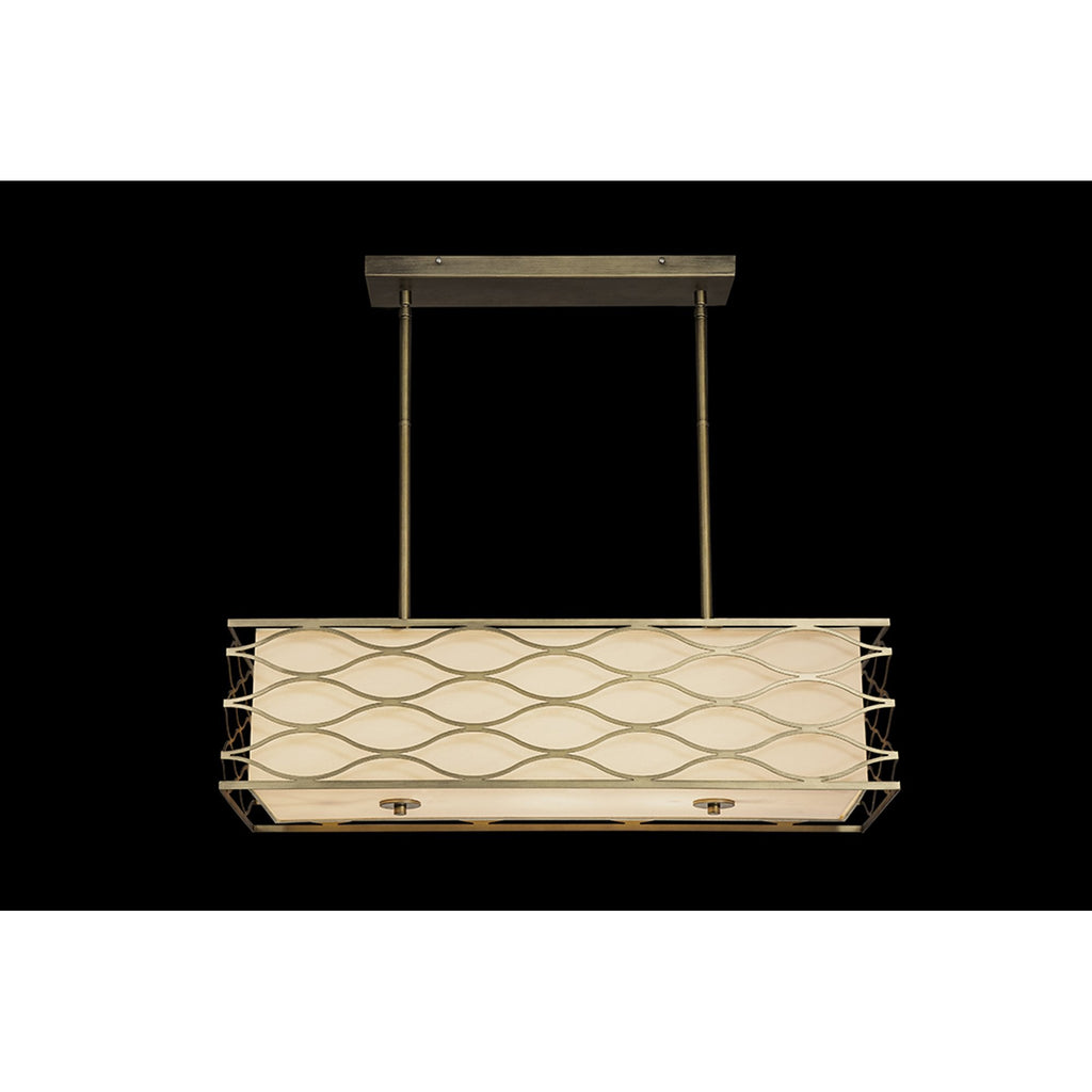 NL83679 Ebans 5 Light Pendant/Ceiling Light Aged Gold