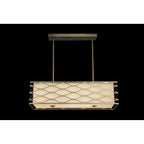 NL83679 Ebans 5 Light Pendant/Ceiling Light Aged Gold