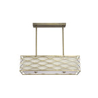 NL83679 Ebans 5 Light Pendant/Ceiling Light Aged Gold