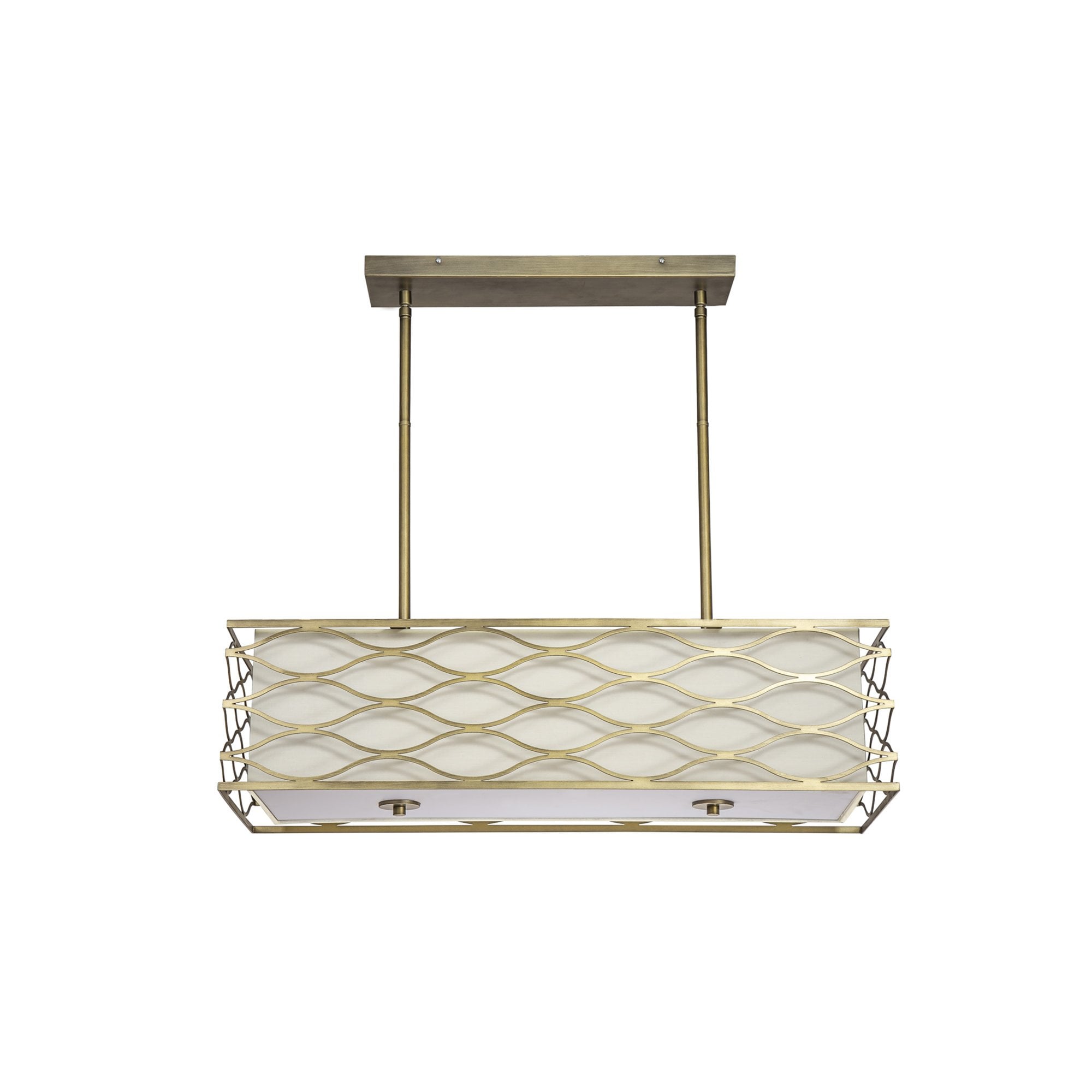 NL83679 Ebans 5 Light Pendant/Ceiling Light Aged Gold