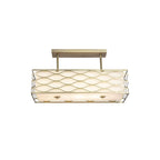 NL83679 Ebans 5 Light Pendant/Ceiling Light Aged Gold