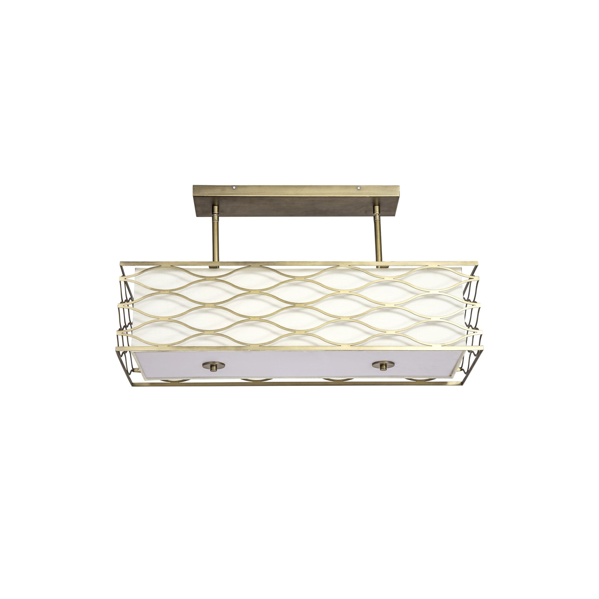 NL83679 Ebans 5 Light Pendant/Ceiling Light Aged Gold