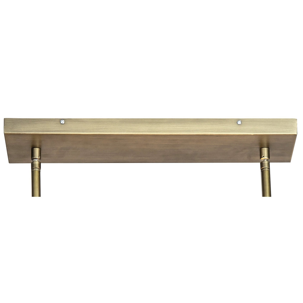 NL83679 Ebans 5 Light Pendant/Ceiling Light Aged Gold