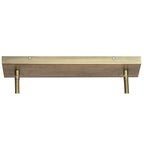 NL83679 Ebans 5 Light Pendant/Ceiling Light Aged Gold