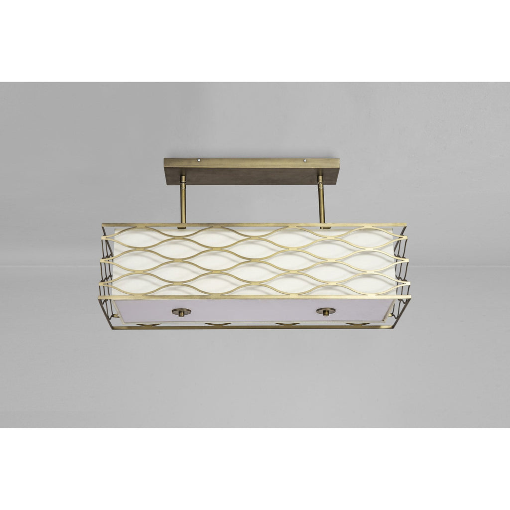 NL83679 Ebans 5 Light Pendant/Ceiling Light Aged Gold