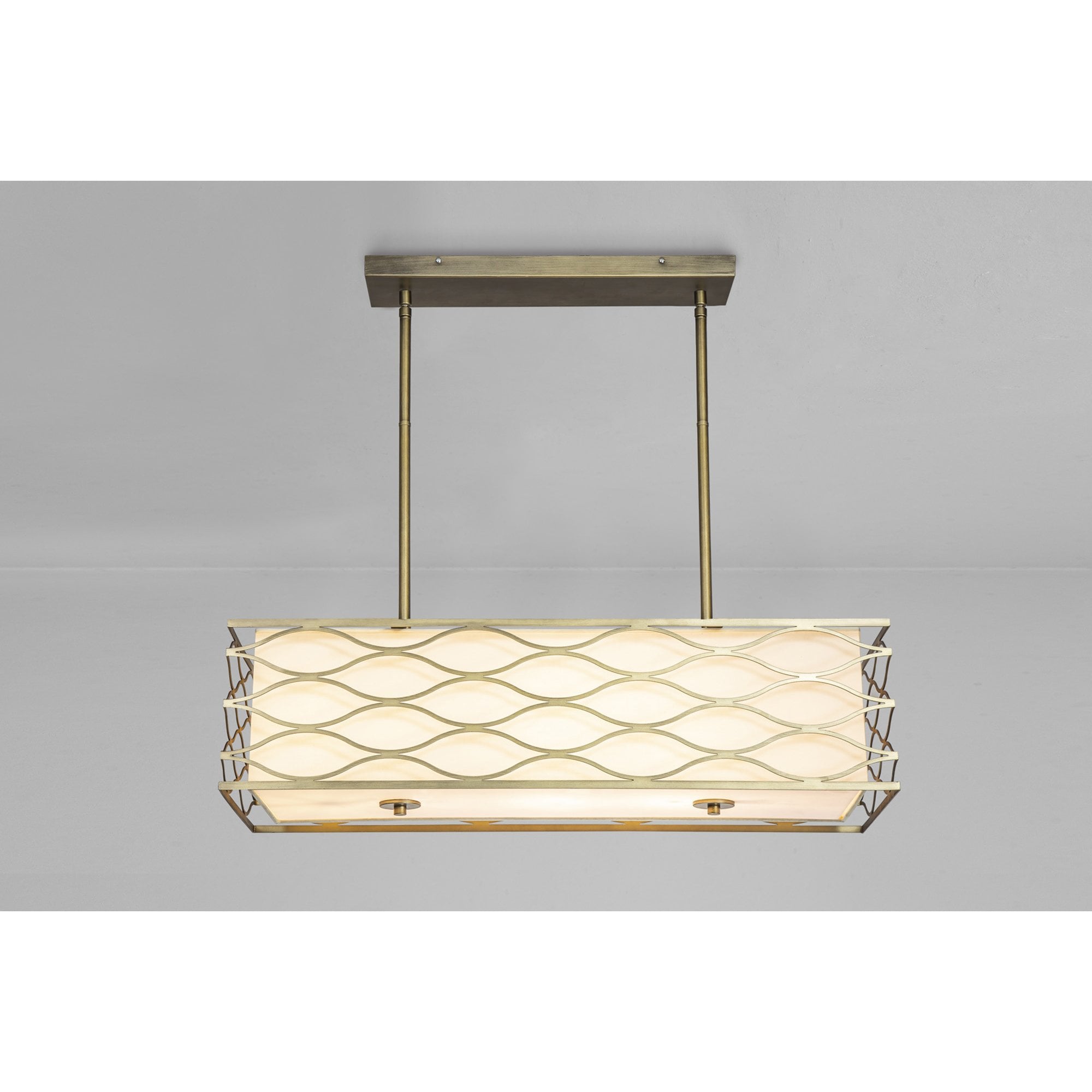 NL83679 Ebans 5 Light Pendant/Ceiling Light Aged Gold