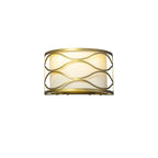 NL83689 Ebans 2 Light Wall Light Aged Gold