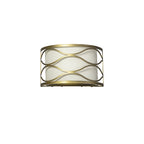 NL83689 Ebans 2 Light Wall Light Aged Gold