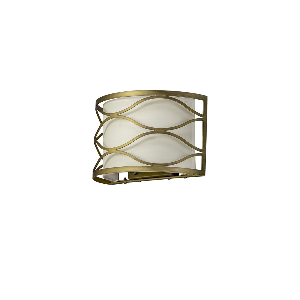 NL83689 Ebans 2 Light Wall Light Aged Gold