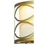 NL83689 Ebans 2 Light Wall Light Aged Gold