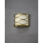 NL83689 Ebans 2 Light Wall Light Aged Gold
