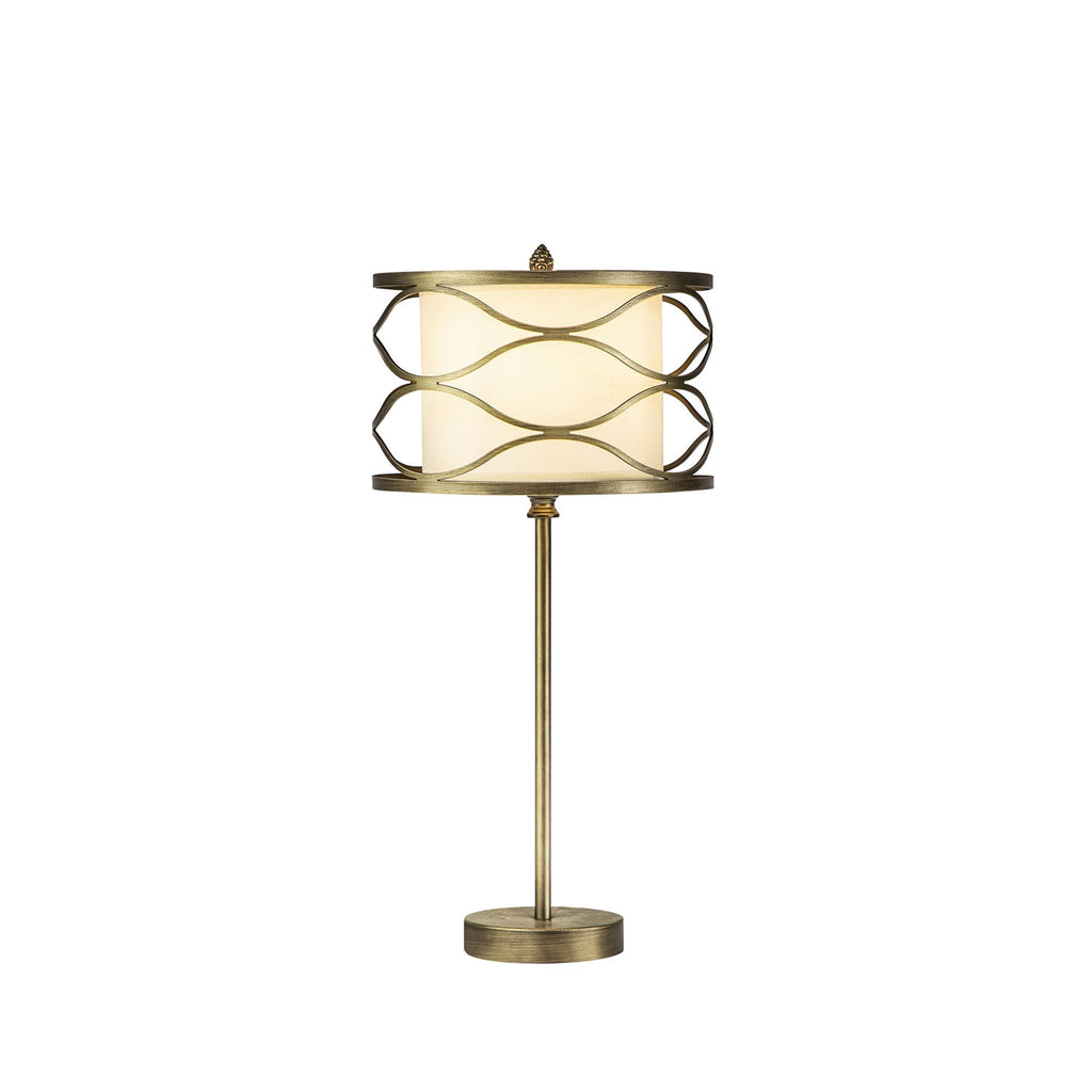 NL83699 Ebans 1 Light Table Lamp Aged Gold