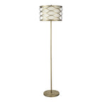 NL83709 Ebans 3 Light Floor Lamp Aged Gold