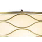 NL83709 Ebans 3 Light Floor Lamp Aged Gold
