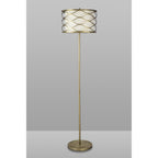 NL83709 Ebans 3 Light Floor Lamp Aged Gold