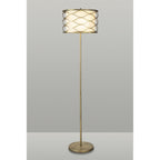 NL83709 Ebans 3 Light Floor Lamp Aged Gold