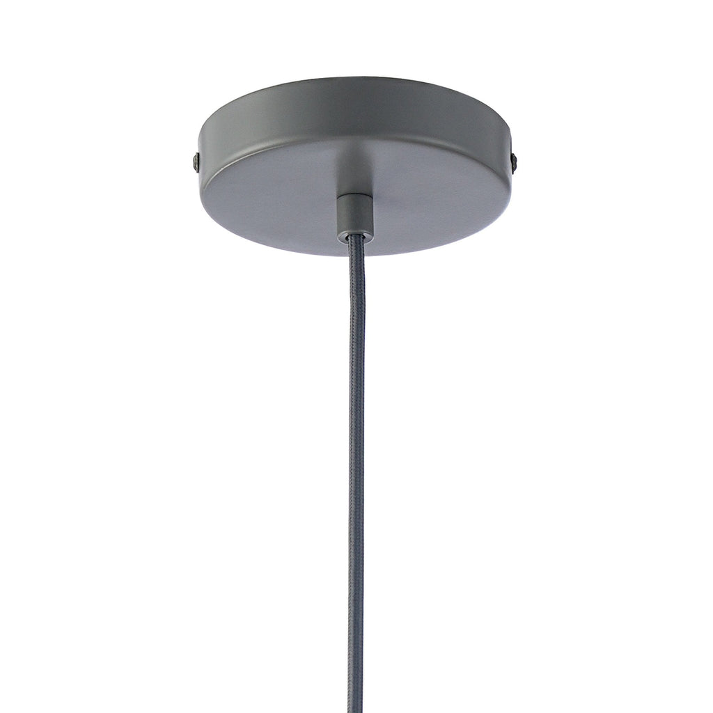 NL93829 Eros 1 Light Small Diamond Pendant Matt Grey