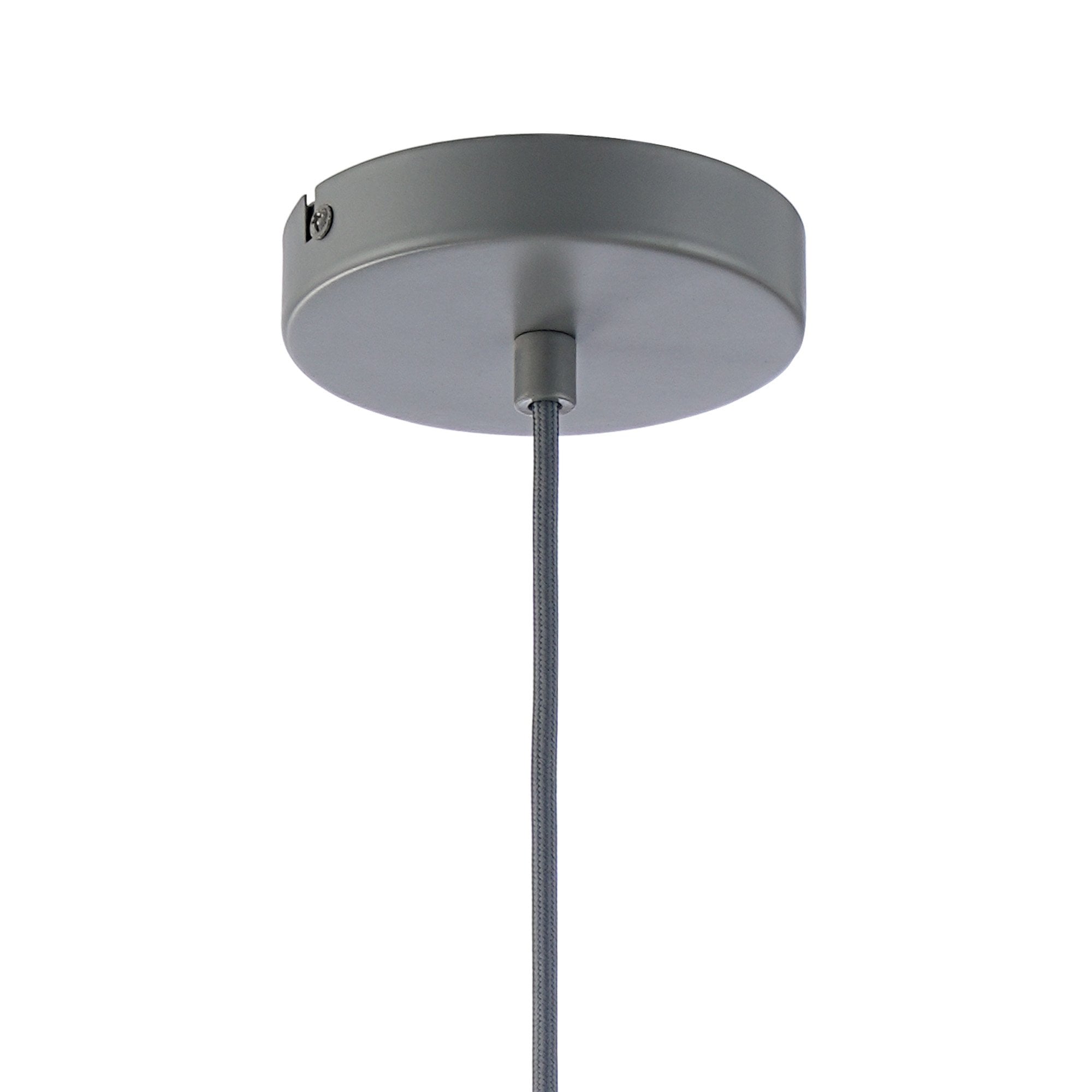 NL93839 Eros 1 Light Large Diamond Pendant Matt Grey