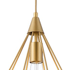 NL93849 Eros 1 Light Small Diamond Pendant Gold