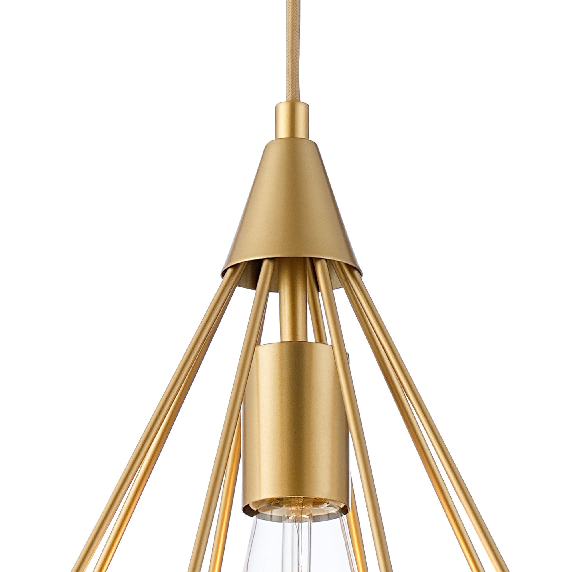 NL93849 Eros 1 Light Small Diamond Pendant Gold