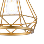NL93849 Eros 1 Light Small Diamond Pendant Gold