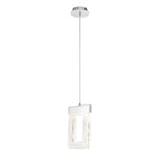 NL83279 Eski 1 LED Pendant Polished Chrome Clear