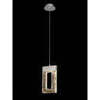 NL83279 Eski 1 LED Pendant Polished Chrome Clear