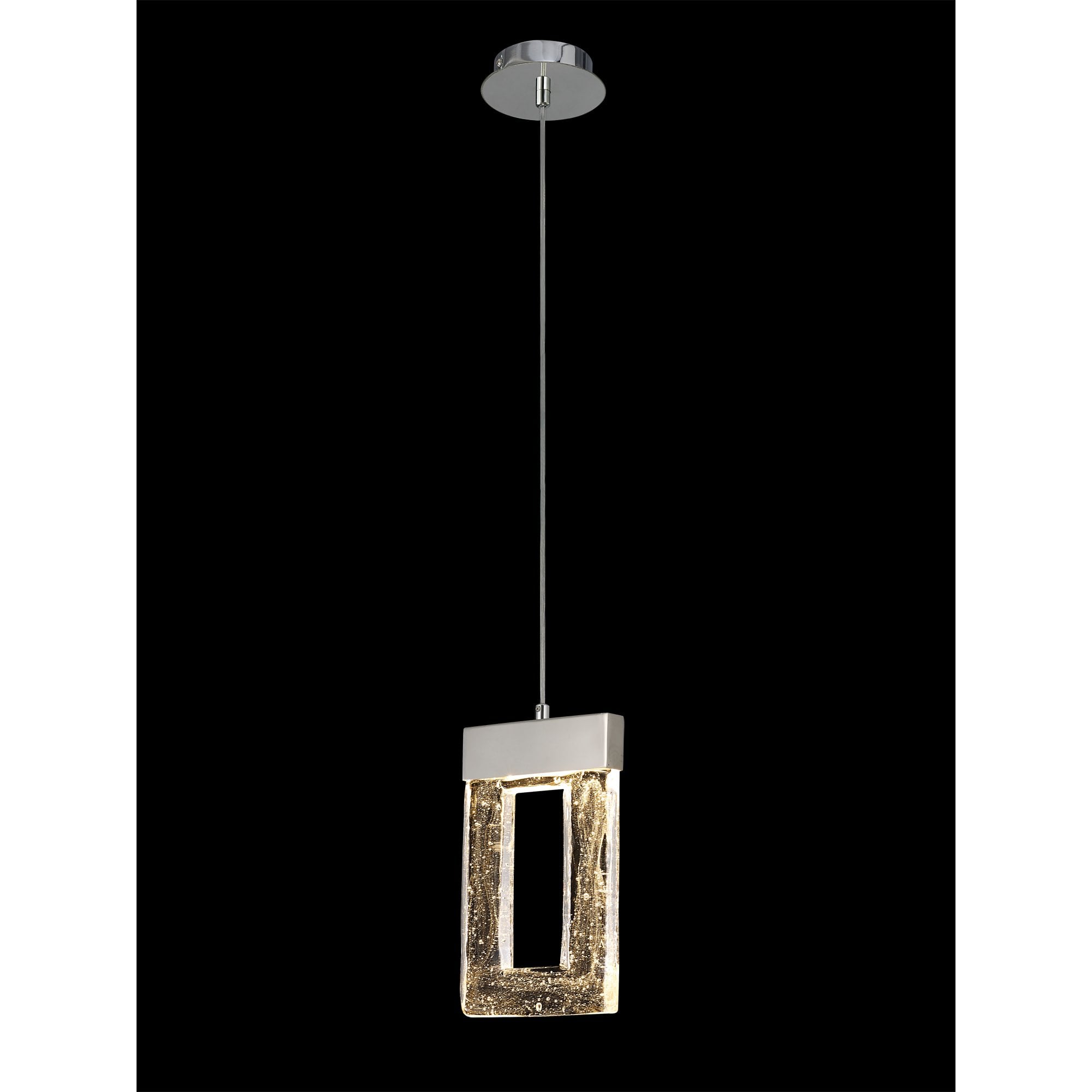 NL83279 Eski 1 LED Pendant Polished Chrome Clear