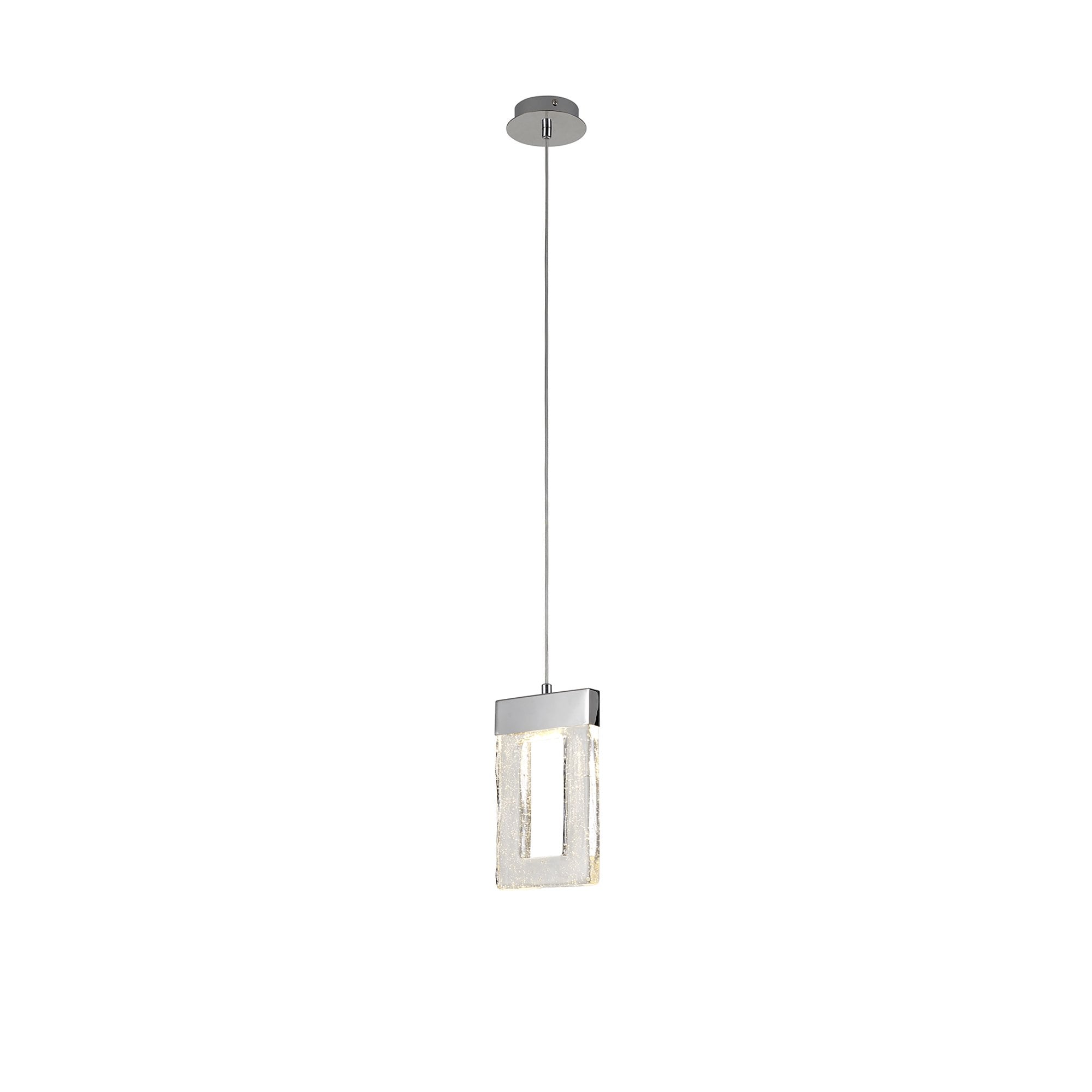 NL83279 Eski 1 LED Pendant Polished Chrome Clear