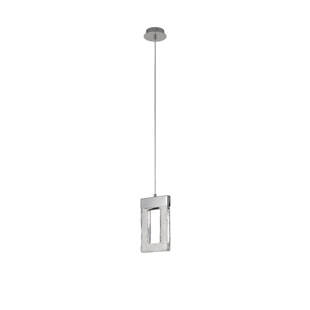 NL83279 Eski 1 LED Pendant Polished Chrome Clear