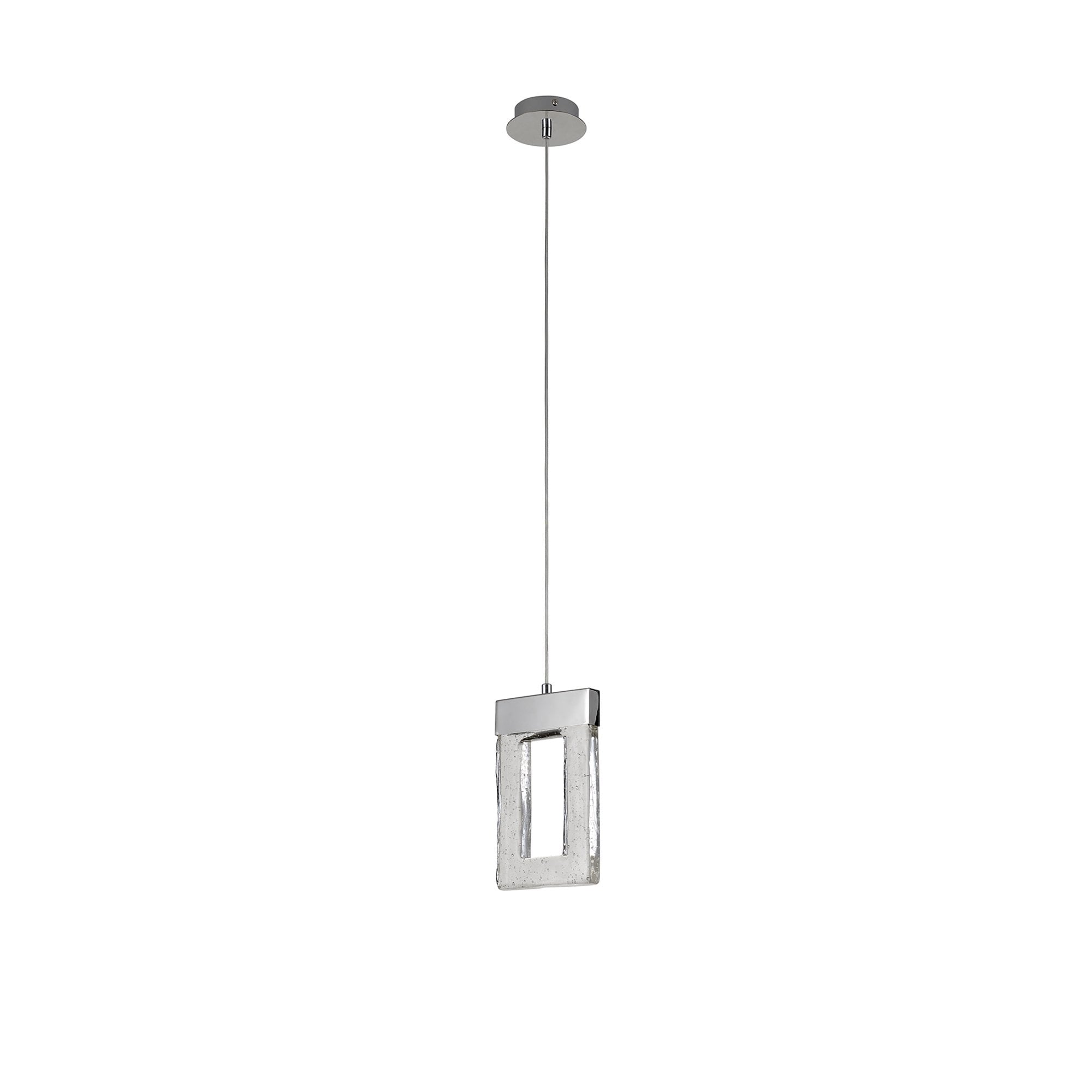 NL83279 Eski 1 LED Pendant Polished Chrome Clear