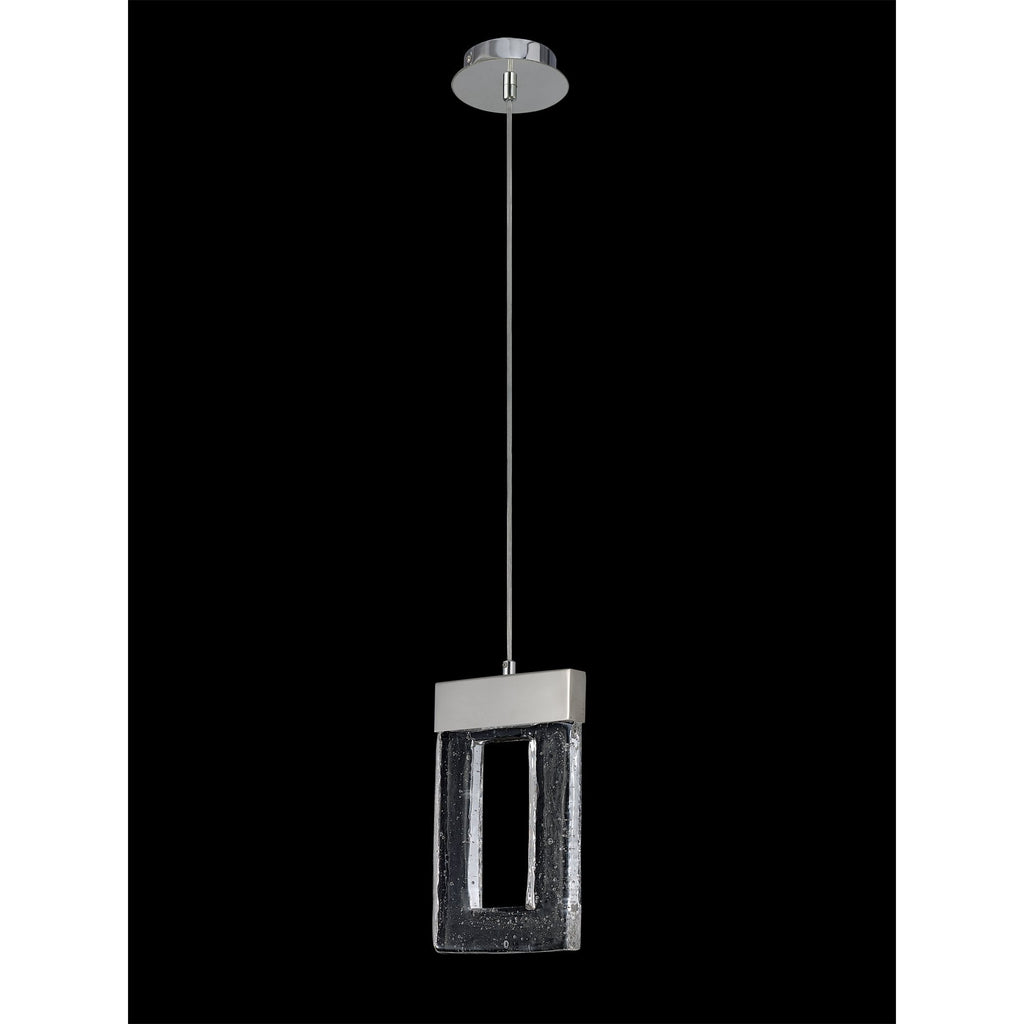 NL83279 Eski 1 LED Pendant Polished Chrome Clear