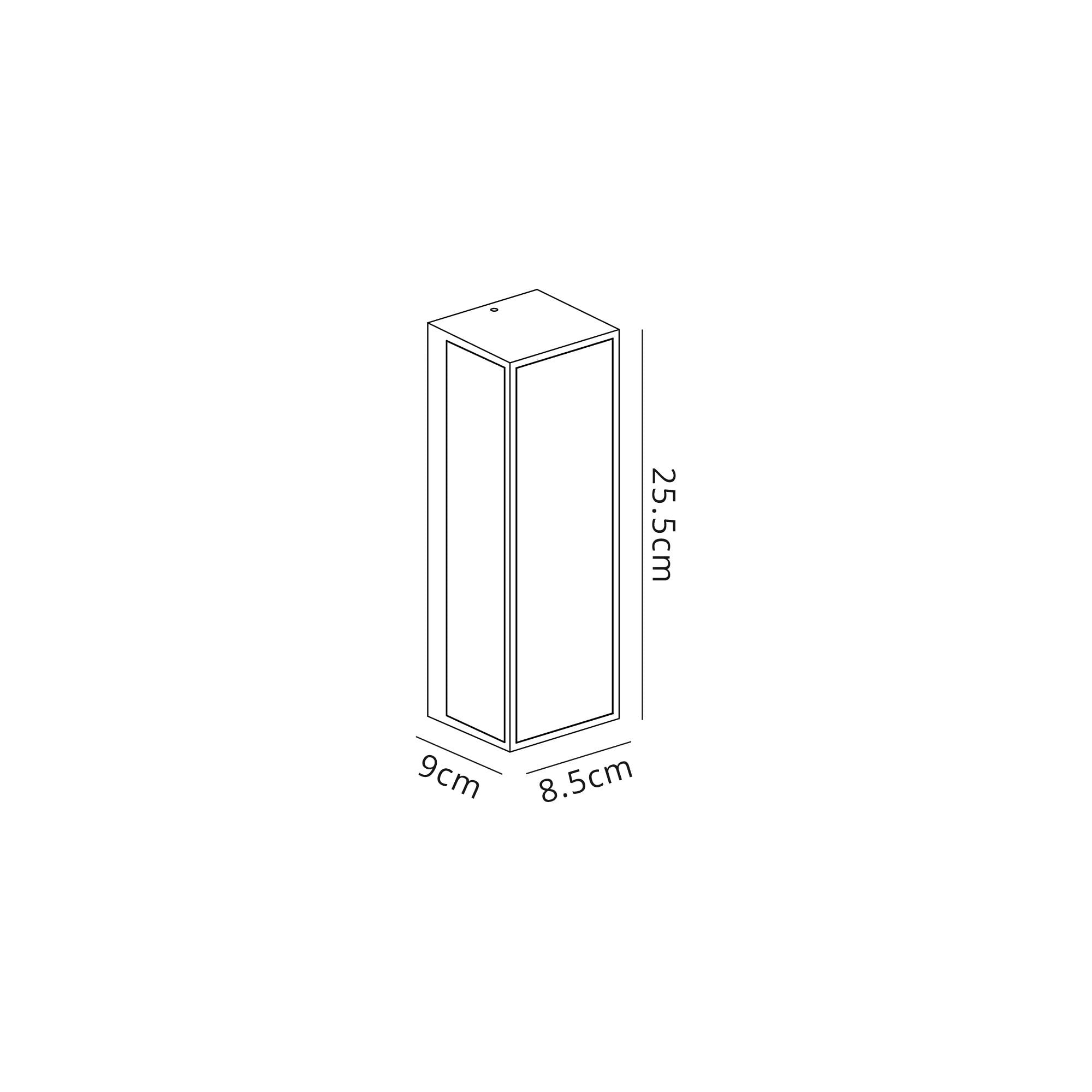NL85739 Habana 1 Light Outdoor Wall Light Anthracite