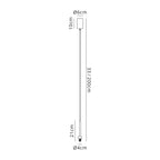 NL76079 Iona 1 Light Pendant Polished Chrome
