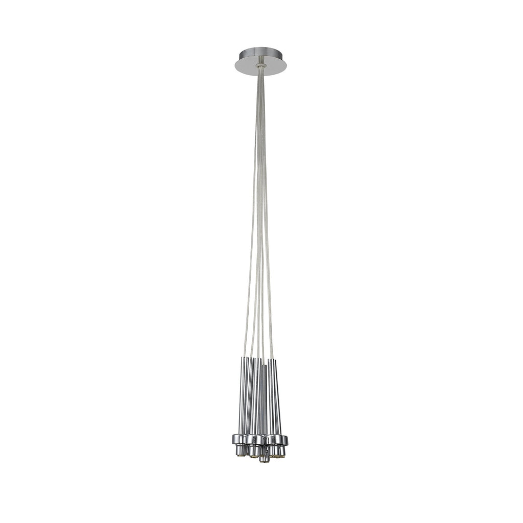 NL76089 Iona 7 Light Cluster Pendant Polished Chrome