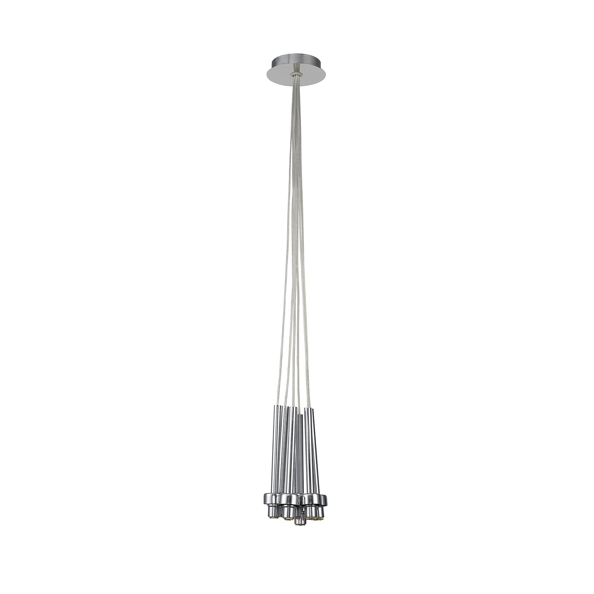NL76089 Iona 7 Light Cluster Pendant Polished Chrome