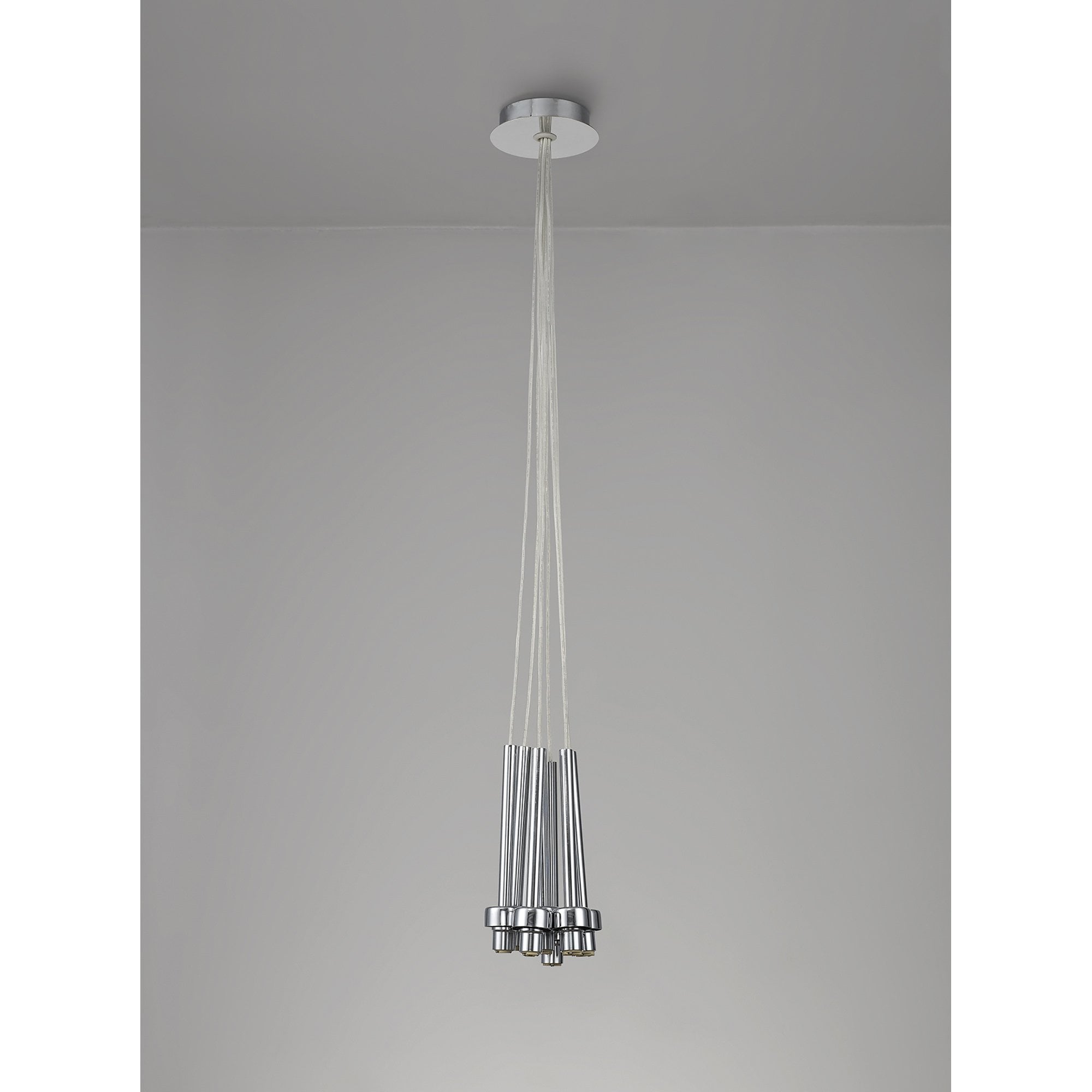 NL76089 Iona 7 Light Cluster Pendant Polished Chrome