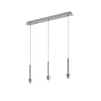 NL76099 Iona 3 Light Linear Pendant Polished Chrome