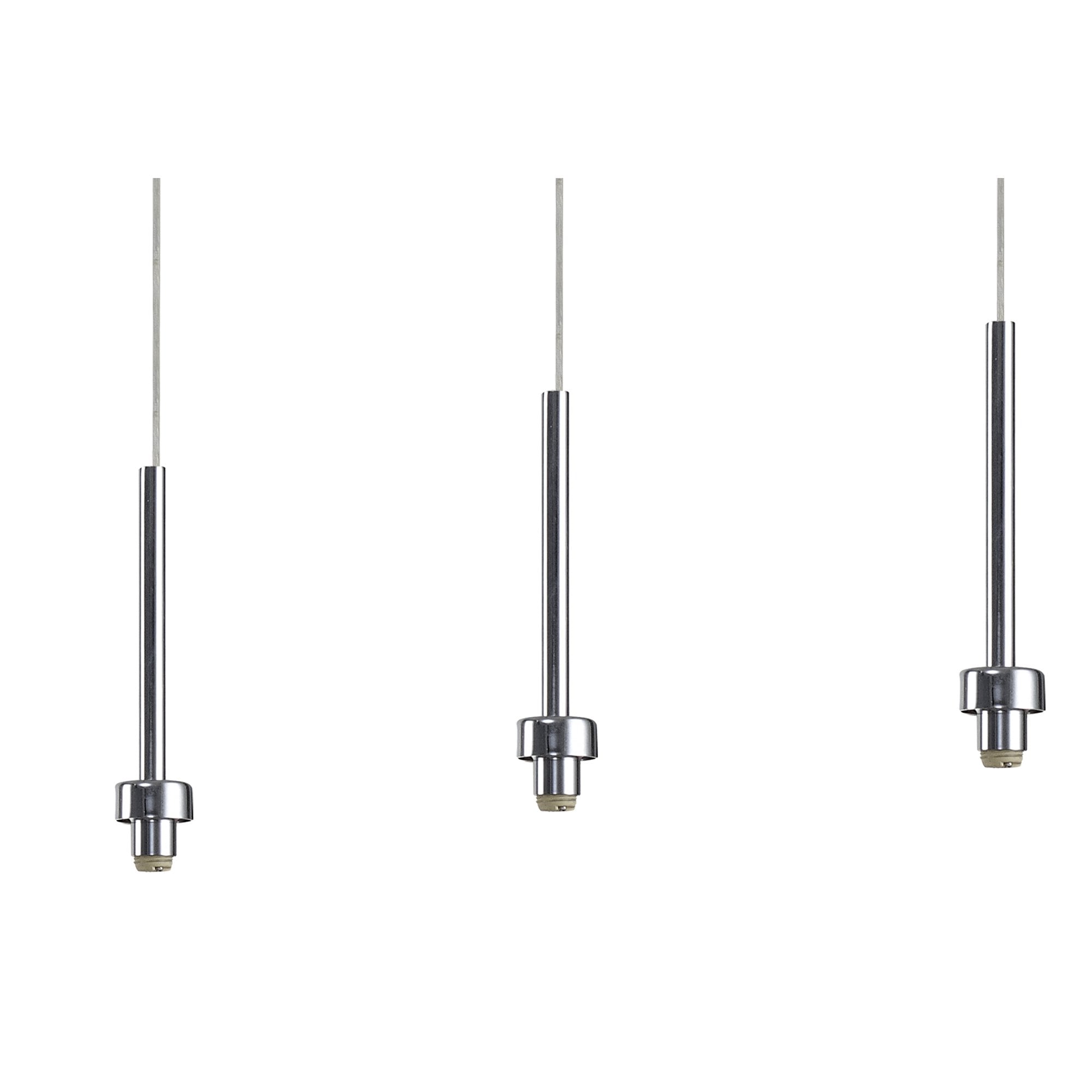 NL76099 Iona 3 Light Linear Pendant Polished Chrome